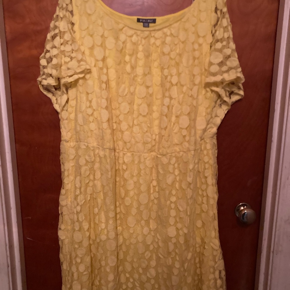 Yellow Lace Dress